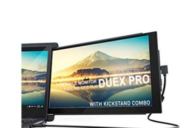 Mobile Pixels Duex Pro Portable Monitor for Laptops 12.5" Full HD IPS USB A/Type-C USB The On-The-Go Mobile Display, Plug and Play (Duex Pro with Kickstand)